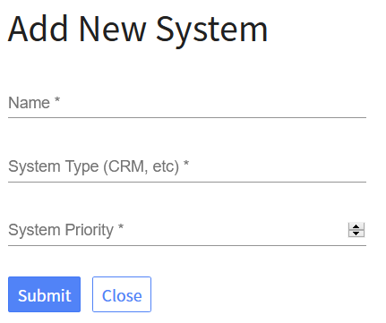 Adding new system
