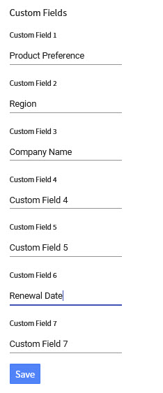 Custom Fields