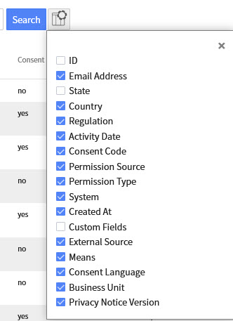 Column Selector