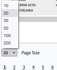 Consent Pagination
