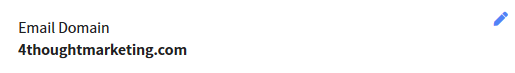 Email Domain Name