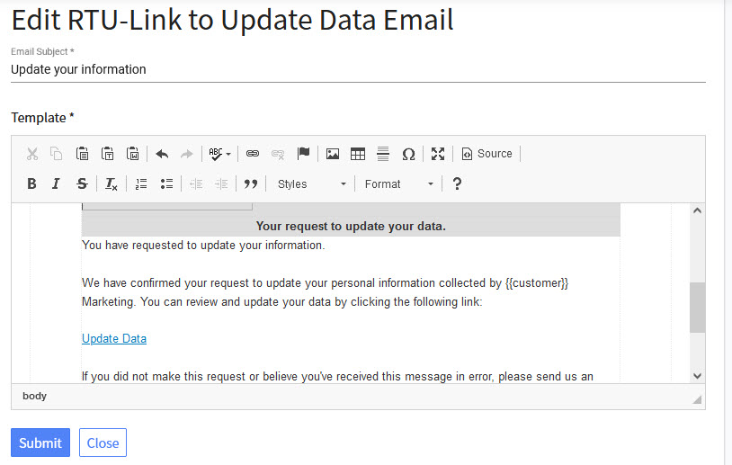 Email Editor