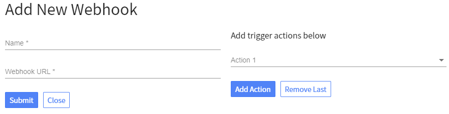 Adding new webhook